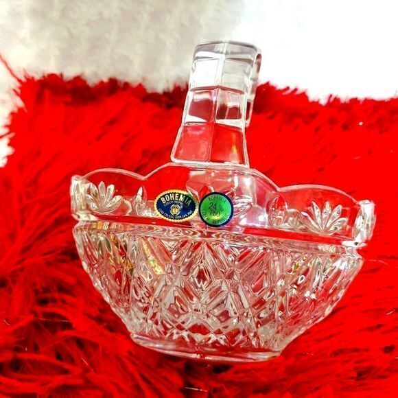Bohemia Czech Crystal Glass‎ Bowl - Picture 1 of 9